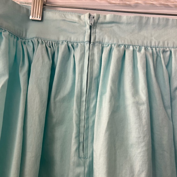 Disney Lilo and Stitch Hawaiian Skirt Blue Palm Tree Surf Hibiscus Pockets Sz M - Picture 4 of 7